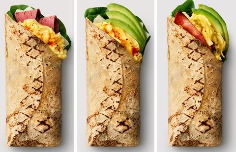 Joe and Juice wraps