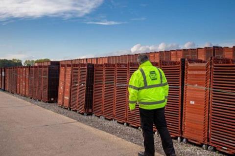 Basco crates outdoors