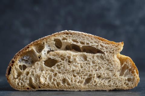 Bread with holes
