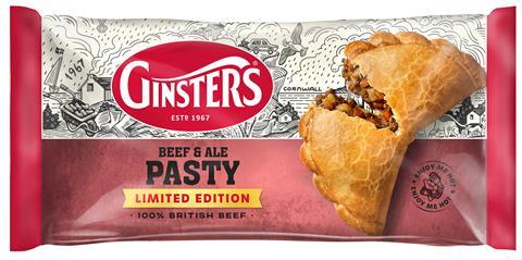 Ginsters Beef and Ale Pasty_180g