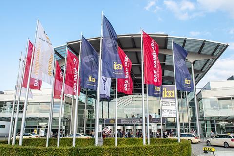 IBA flags at Munich show