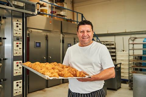 Lee Smith inside Poppyseed Bakery