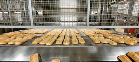 The ciabatta line at Panificio Italiano