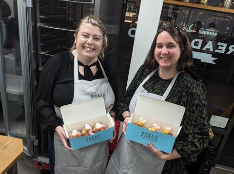 Amy and Sophie at Bread Ahead - resized