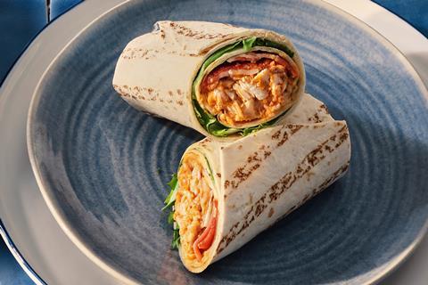 Nduja Chicken Caeser Wrap