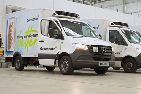 Greencore delivery vans