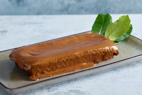 Aldi's chocolate orange melt in the middle pudding is vegan friendly