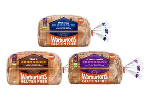 Warburtons - Gluten free Farmhouse loaves - 2100x1400