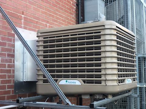 EcoCooling system installed at the back of Rosa's Bakery
