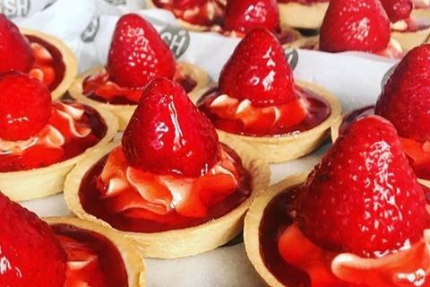 Saltire Patisserie's strawberry tart