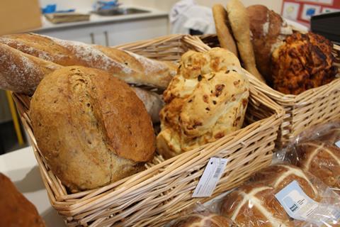 Loaves of bread sold by Bread & Beyond