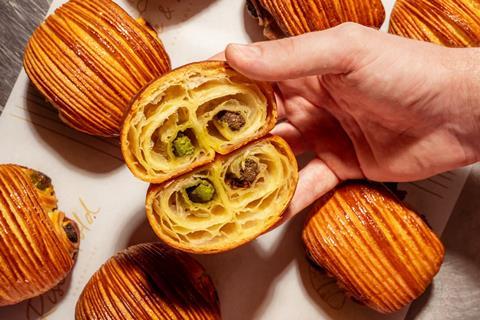 Rise & Fold - Matcha & Hōjicha Pain au Chocolat - 2100x1400