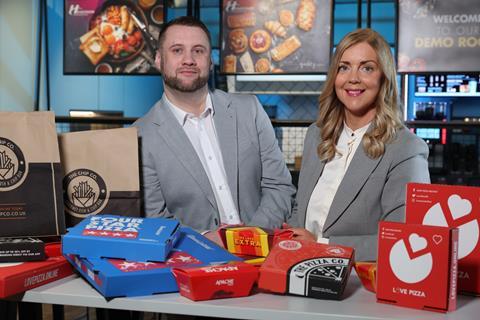 Northern Ireland Food To Go Association chief executive Michael Henderson (left) and new chairperson Kiera Campbell  2100x1400