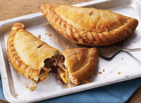 Proper Cornish Layered Steak Pasty