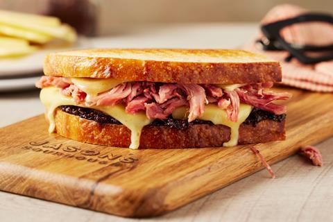 Jason's Sourdough ham hock toastie