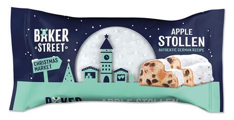 Baker Street Apple Stollen in Christmas packaging