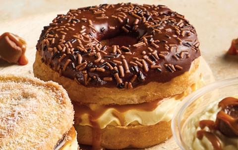 Morrisons caramel filled doughnuts