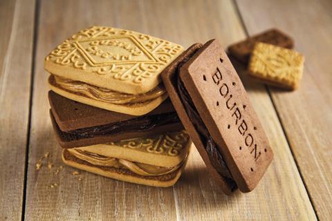 Morrisons giant bourbon and custard cream