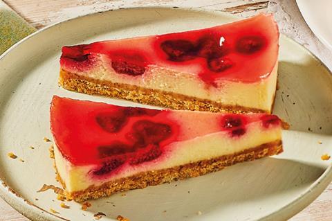 Sainsburys White Chocolate & Raspberry Cheesecake