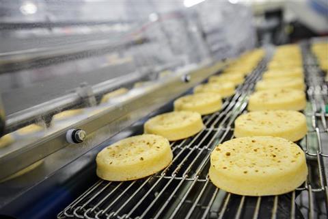 Warburtons - Crumpet production line