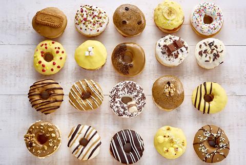 CSM Ingredients crembels range on doughnuts