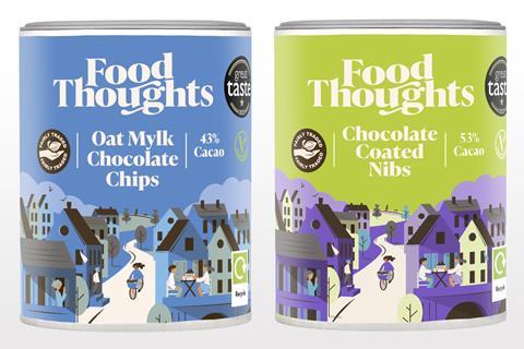 Oat Mylk Chocolate Chips & Chocolate-covered Nibs, Food Thoughts