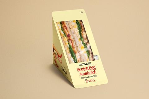 Waitrose scotch egg sandwich