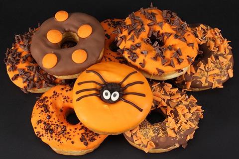 Bradfords Bakers Spooky Spider Halloween Doughnuts