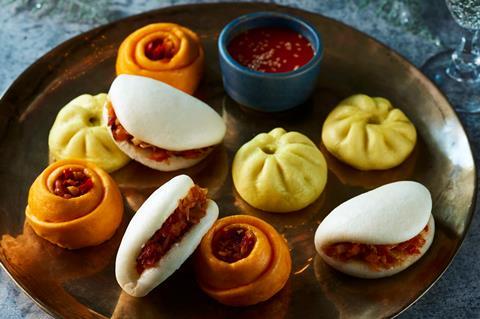 Asda Christmas vegan bao buns