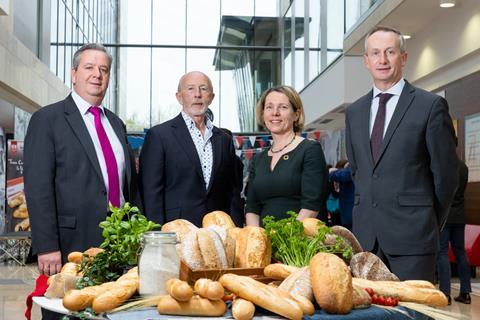 Left to right: Anthony Proctor, Managing Director Aryzta Ireland/UK, Kieran Rumley, CEO Love Irish Food, Tara McCarthy, CEO Bord Bia and Leo Clancy, CEO Enterprise Ireland