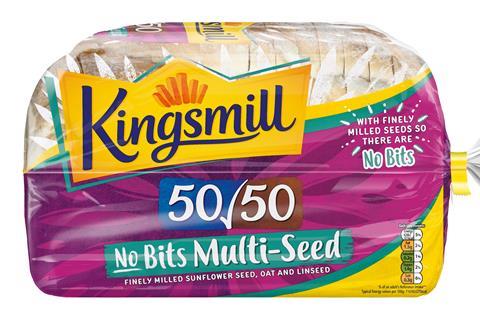 Kingsmill Multiseed No-Bits with Farmhouse bread pack shot 6248217 full
