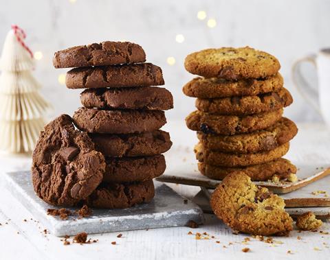 Asda's Christmas cookies include a free from sour cherry variant and a triple sec and orange version