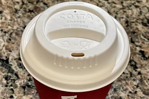 Costa coffee lids