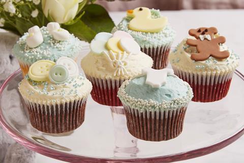 Baby Shower Cupcakes - The Hummingbird Bakery