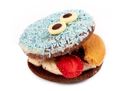 Cutter & Squidge Cookie Monster Halloween Biskie