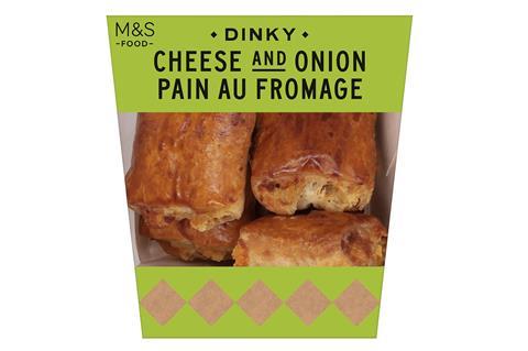 M&S Dinky Pain Au Fromage Cheese Onion Rolls