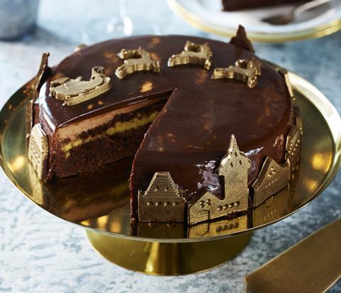 Asda has added a chocolate orange gateau to its Christmas range