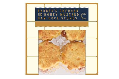M&S Barbers Cheddar Ham Scones