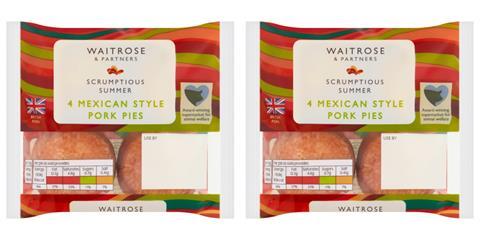 Waitrose Mexican pork pies