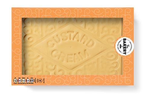Asda Custard Cream celebration cake