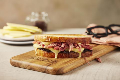 Jason's Sourdough ham hock toastie