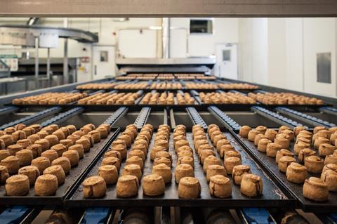 Addo Food Group Pork Pies on trays