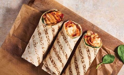 Caffe Nero - Chicken and Basil Hot Wrap