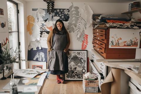 Papercut artist Emily Hogarth - credit Sarah Louise Photography