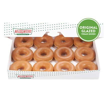Krispy Kreme vegan doughnut