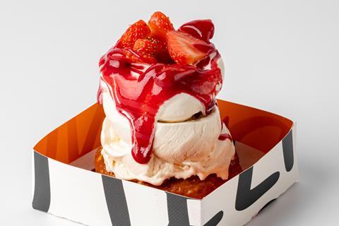 Donutelier - Vanilla-Berry Ice Cream Donuts - 2100x1400