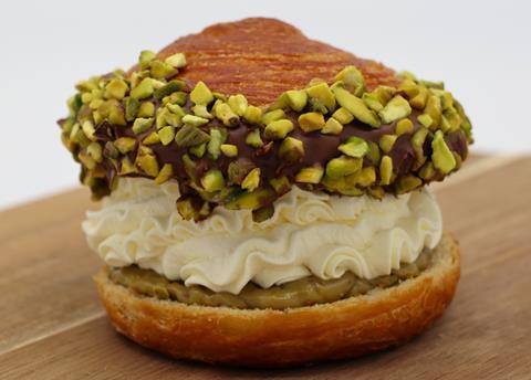 Marshall's Bakehouse Dubai Chocolate inspired croissant