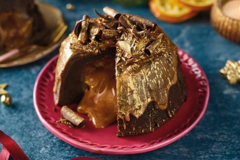 Morrisons chocolate orange melt in the middle pudding