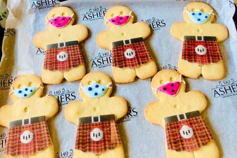 Ashers Bakery facemask biscuits 2
