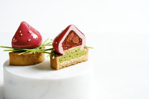 Puratos strawberry tart